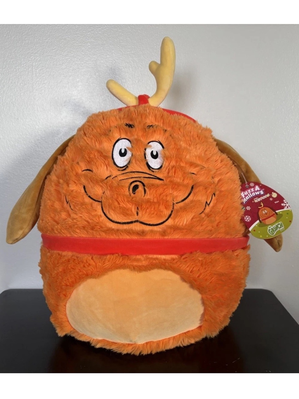 FuzzAMallows by Original Squishmallows The Grinch Max The Dog 12" Plush w/Tag